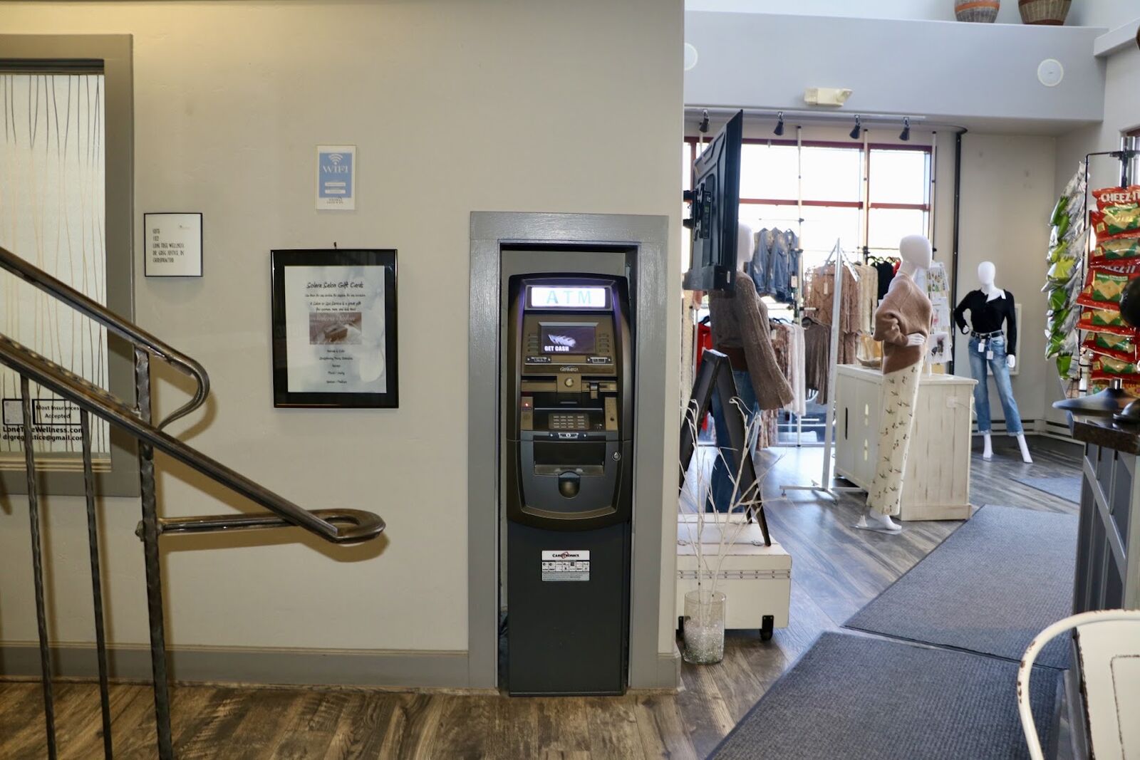 Building Lobby — Forsstrom Dr, Lone Tree Ground-floor lobby and staircase of the Forsstrom Drive building where Ni Hao Nail Studio is located